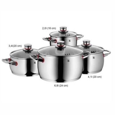 🍯 WMF Quality One 4-tlg. Topfset für 161,39€ (statt 209€)
