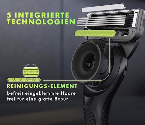 🪒 GilletteLabs Herren Rasierer mit Reinigungselement für 38,16€ (statt 46€)