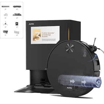💦 Mova S70 Roller Saug- und Wischroboter für 499€ (statt 600€)