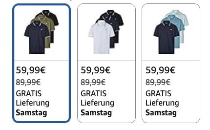 👕 3er Pack Mustang Pablo Poloshirts diverse Farbpacks für 59,98€ (statt 70€) - bis 6XL 👕 3er Pack Mustang Pablo Poloshirts diverse Farbpacks für 59,98€ (statt 70€) bis 6XL