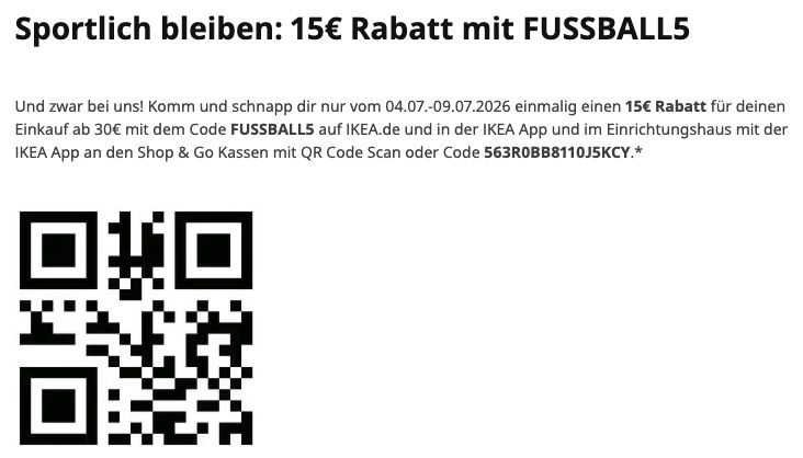 🛌 IKEA Gutschein für Online & Filiale über 15€ ➡️ nur 30€ Mindestbestellwert 🛌 IKEA Gutschein für Online & Filiale über 15€ ➡️ nur 30€ Mindestbestellwert