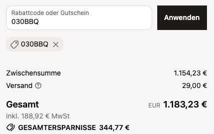 🔥 Burnhard Big EARL Premium-Gasgrill 4-Brenner inkl. Seitenkochfeld 🧨 für 1.183€ (statt 1.599€) 🔥 Burnhard Big EARL Premium Gasgrill 4 Brenner inkl. Seitenkochfeld 🧨 für 1.183€ (statt 1.599€)