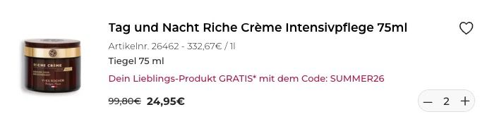 🔥 Yves Rocher: 1. teurerer Artikel GRATIS bei 2 Artikeln 🧨 ab 20€ MBW + VSK-frei 🔥 Yves Rocher: 1. teurerer Artikel GRATIS bei 2 Artikeln 🧨 ab 20€ MBW + VSK frei