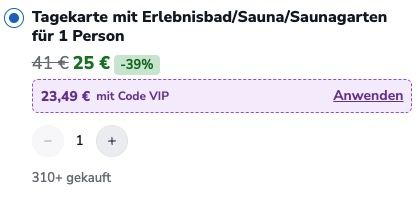 🏊‍♀️💨 Sachsen Therme Leipzig Tageskarte inkl. Wasserwelt & Sauna ➡️ für 23,49€ (statt 41€)