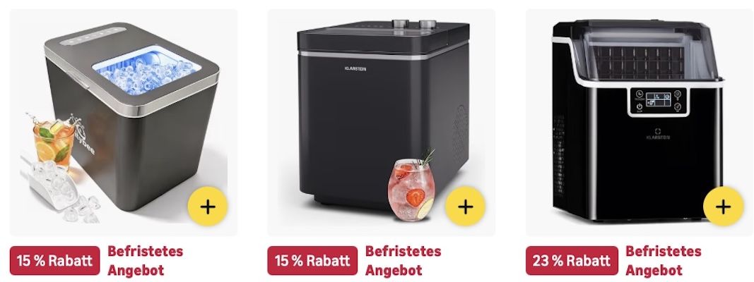 🥵🧊☺️ Amazon: Eiswürfelmaschinen Big Summer Sale z.B. Taurus Eiswürfelmaschine mit 12kg/24h für 130€ (statt 160€) 🥵🧊☺️ Amazon: Eiswürfelmaschinen Big Summer Sale z.B. Taurus Eiswürfelmaschine mit 12kg/24h für 130€ (statt 160€)
