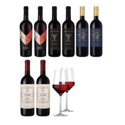 🧨 Primitivo-Paket mit 8x Primtivo 🍇 und 2 Zwiesel Gläsern 🍷 für 39,90€ (statt 102€)