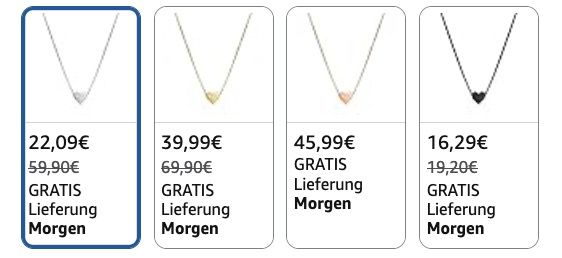 💌 Liebeskind Berlin Damen-Collier mit Herz-Anhänger für 22,09€ (statt 45€) 💌 Liebeskind Berlin Damen Collier mit Herz Anhänger für 22,09€ (statt 45€)