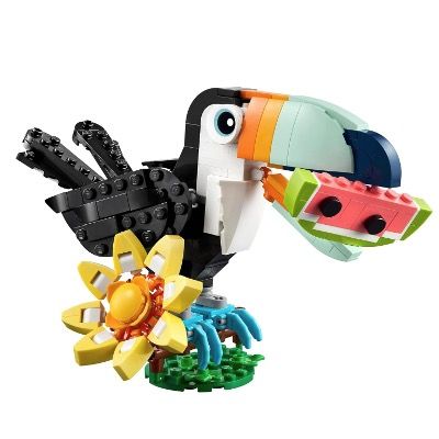🦜 LEGO 31173 Creator Wilde Tiere: 3-in-1 Tropischer Tukan Set für 10,19€ (statt 12€)