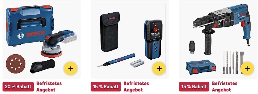 🔝🤑🛠️ Amazon: Sale auf Bosch PRO mit bis  34% z.B. Akku Kreissäge mit L Boxx für 205€ (statt 246€)