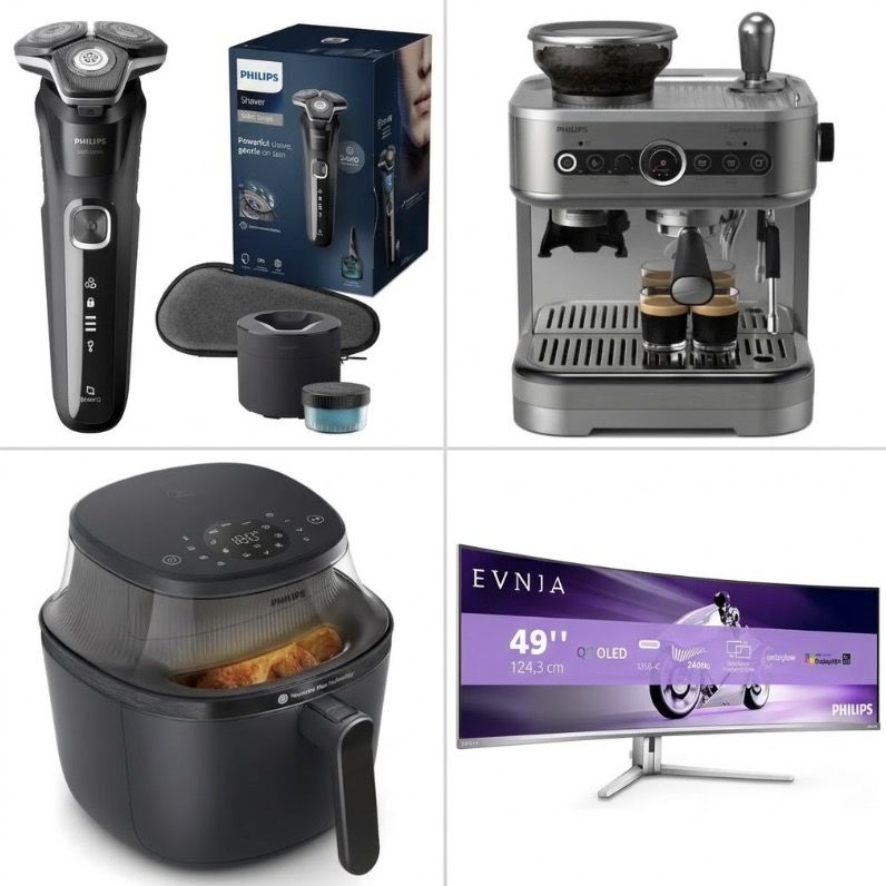 🥪🍗🍻 Amazon: Philips Megasale mit bis zu -52% z.B. Airfryer mit Kochfenster für 80€ (statt 90€)