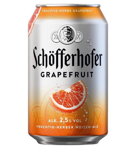 🍺 6x Schöfferhofer Grapefruit 0,33l Dose ab 3,59€ (statt 6€)