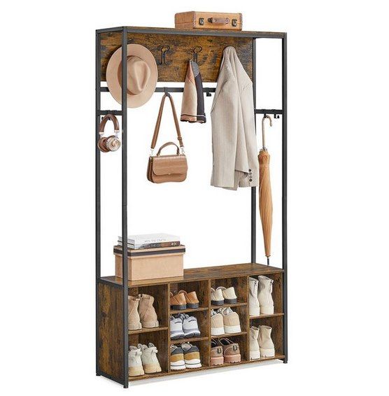 👟🧥 VASAGLE Kleiderständer mit Schuhregal für 58,99€ (statt 83€)