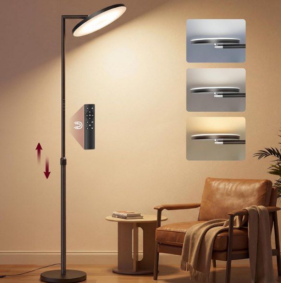 💡 VASAGLE 36W LED Deckenfluter mit Fernbedienung für 39,99€ (statt 50€)