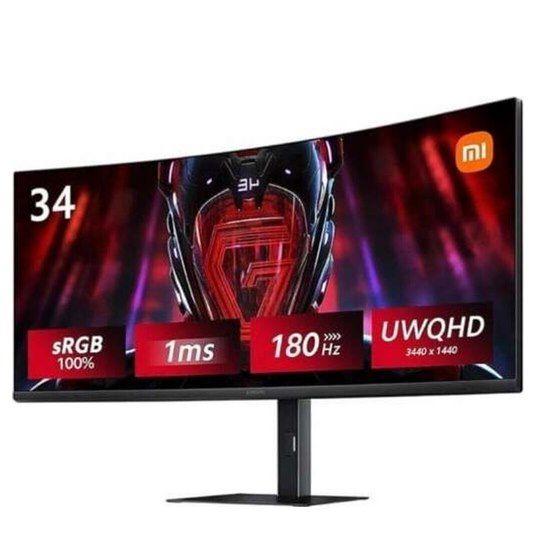🖥️ Xiaomi G34WQi Curved Gaming Monitor mit 180Hz für 187,95€ (statt 219€)