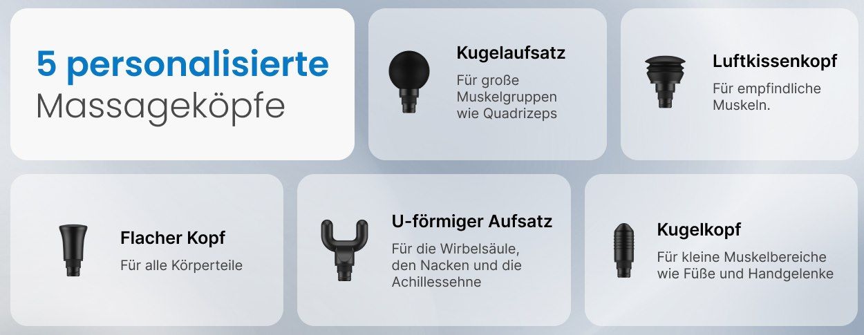 💪 RENPHO Active Massagepistole mit vielen Aufsätzen für 66,49€ (statt 100€) 💪 RENPHO Active Massagepistole mit vielen Aufsätzen für 66,49€ (statt 100€)
