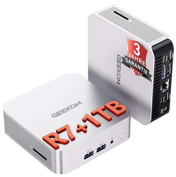 🖥️ GEEKOM A6 Mini PC mit Ryzen 7 6800H, 16GB DDR5 & 1TB für 497,76€ (statt 597€)