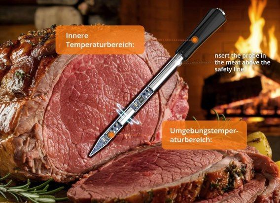 🍖 CharMeter INT-11X-B kabelloses Fleischthermometer mit Bluetooth für 47,99€ (statt 80€) 🍖 CharMeter INT 11X B kabelloses Fleischthermometer mit Bluetooth für 47,99€ (statt 80€)