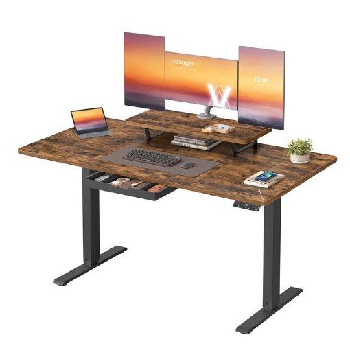 💼 VASAGLE höhenverstellbarer Schreibtisch, 140 x 70 cm für 89,99€ (statt 115€)