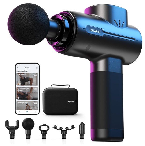 💪 RENPHO Massagepistole mit App-Steuerung & Zubehör für 72,24€ (statt 100€)