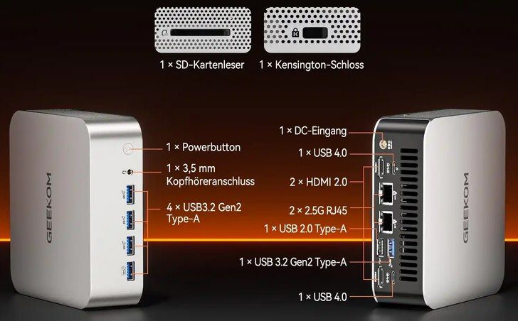 🖥️ GEEKOM A7 Max Mini AI PC mit AMD R9 7940HS, 16GB DDR5 & 1TB für 615€ (statt 697€)