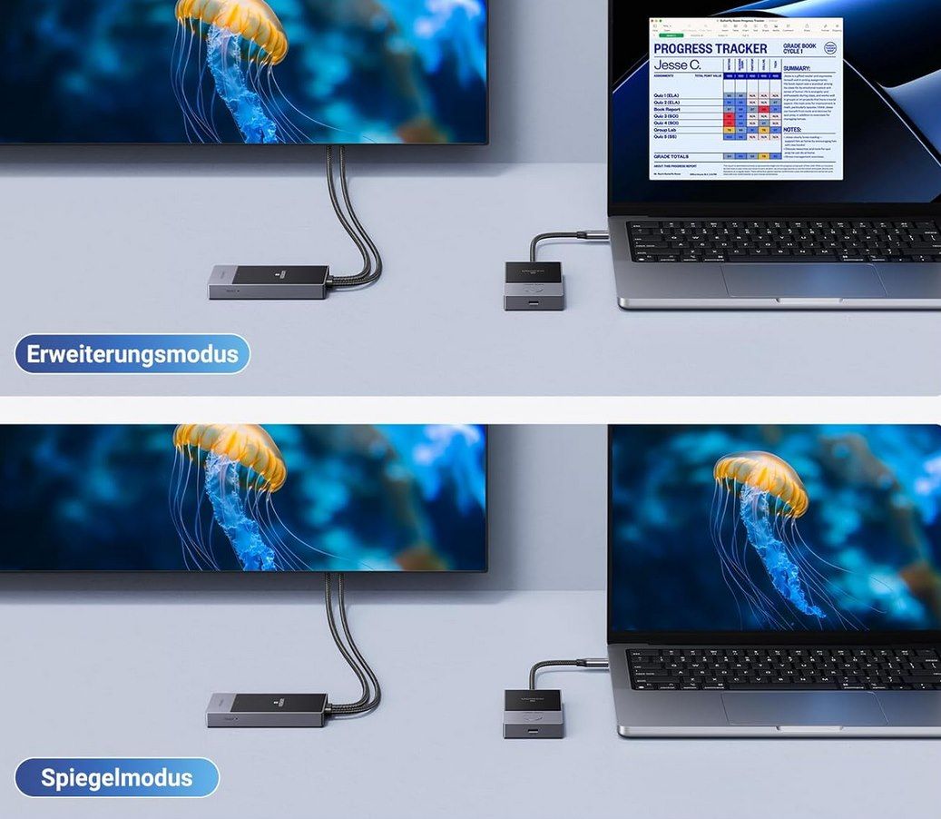 🛜 UGREEN Wireless USB C Transmitter und HDMI Receiver für 63,19€ (statt 70€) 🛜 UGREEN Wireless USB C Transmitter und HDMI Receiver für 63,19€ (statt 70€)