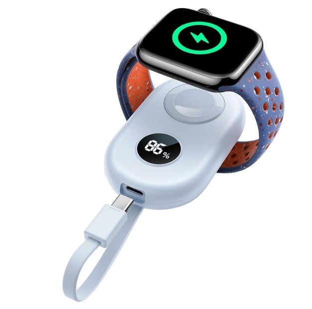 ⌚ JOYROOM 2.500mAh Powerbank für Apple Watch mit Display für 9,34€ (statt 17€)