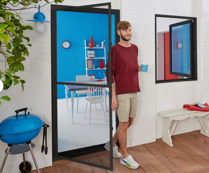 🦟🪰 Tesa Comfort Fliegengitter Alutür für 49,99€ (statt 65€)