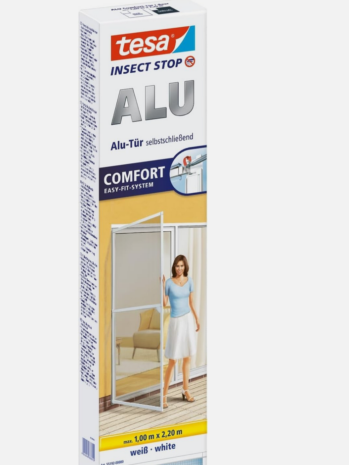 🦟🪰 Tesa Comfort Fliegengitter Alutür für 49,99€ (statt 65€)