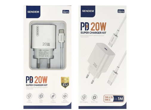SENDEM OG73 Ladegerät USB-C 20W PD für 8,49€ (statt 12€) SENDEM OG73 Ladegerät USB C 20W PD für 8,49€ (statt 12€)