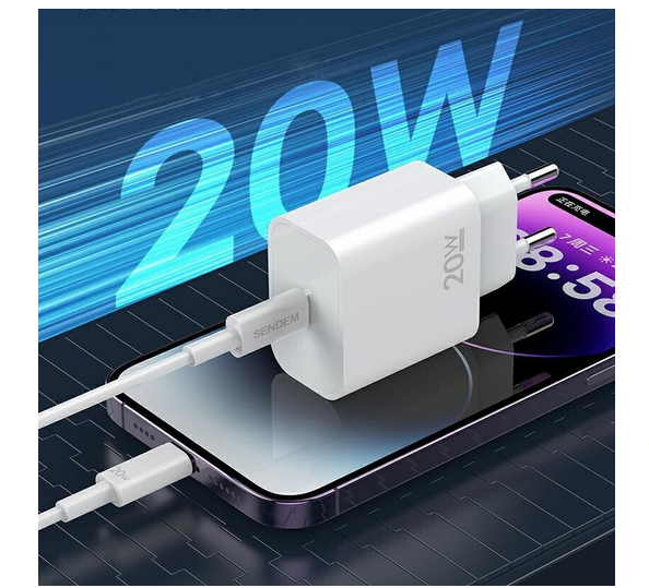 SENDEM OG73 Ladegerät USB-C 20W PD für 8,49€ (statt 12€) SENDEM OG73 Ladegerät USB C 20W PD für 8,49€ (statt 12€)