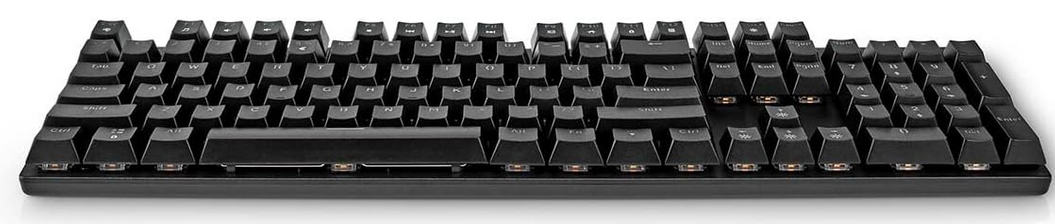 ⌨️ Nedis GKBDM110BKUS mechanische LED Gaming Tastatur US Layout für 9,99€ (statt 41€)