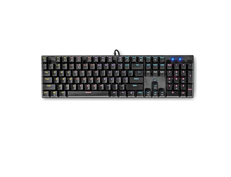 ⌨️ Nedis GKBDM110BKUS mechanische LED Gaming-Tastatur US Layout für 9,99€ (statt 41€)