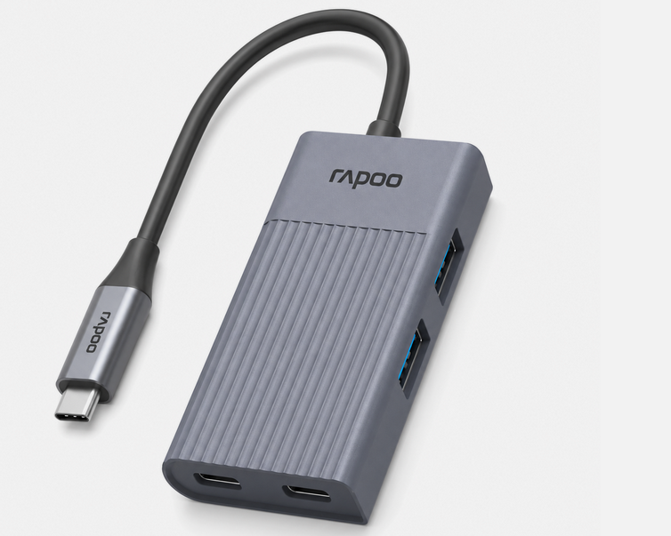 🔌🕸️ Rapoo UCH4013 USB C Hub 4 Ports für 7,99€ (statt 12€)