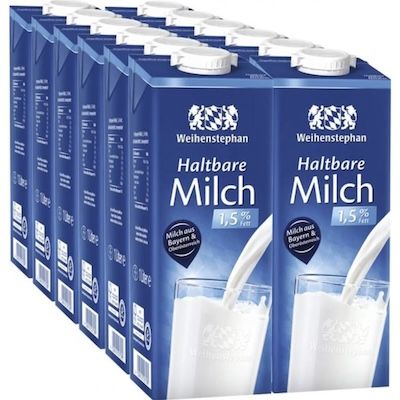 🥛 12x 1 L Weihenstephan Haltbare Milch 1,5% ab 9,99€ (statt 18€) 🥛 12x 1 L Weihenstephan Haltbare Milch 1,5% ab 9,99€ (statt 18€)