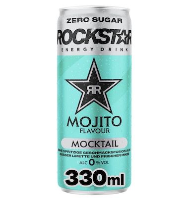 🍹 12x Rockstar Energy Drink Mocktail Mojito Zero Sugar für 11,99€ (statt 14€)