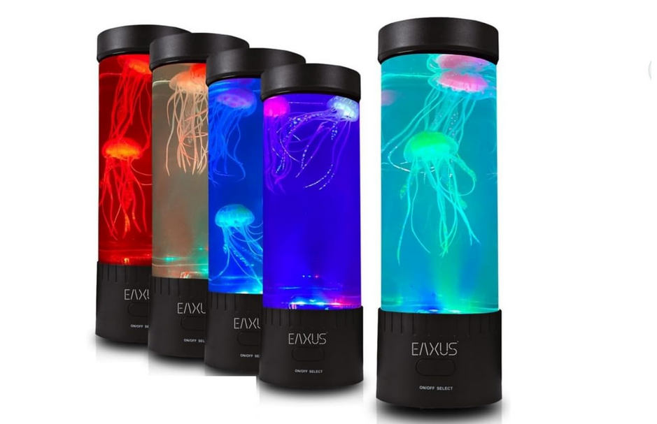 🌈🪼 Eaxus LED Quallen USB Stimmungsleuchte 31cm für 19,99€ (statt 27€)