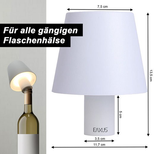 💡🛋️ EAXUS LED Akku Flaschenlampe USB für 9,99€ (statt 14€) 💡🛋️ EAXUS LED Akku Flaschenlampe USB für 9,99€ (statt 14€)