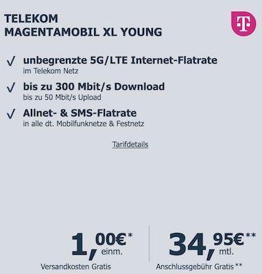 🙅♂️ Junge Leute 📱 Telekom unlimited 5G für 34,95€ mtl. + Apple AirPods 4 (ANC) + 380€ Bonus + DE-Trikot 🙅♂️ Junge Leute 📱 Telekom unlimited 5G für 34,95€ mtl. + Apple AirPods 4 (ANC) + 380€ Bonus + DE Trikot