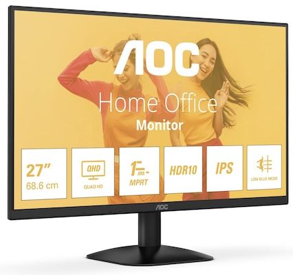 🖥️ AOC Q27B35E - 27 Zoll WQHD Monitor mit 75 Hz für 79€ (statt 100€) 🖥️ AOC Q27B35E 27 Zoll WQHD Monitor mit 75 Hz für 79€ (statt 100€)