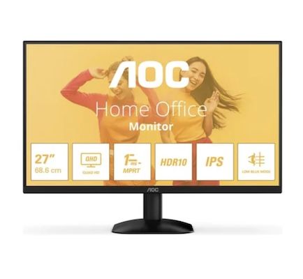 🖥️ AOC Q27B35E – 27 Zoll WQHD Monitor mit 75 Hz für 79€ (statt 100€)