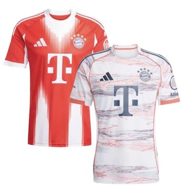 🔴 adidas FC Bayern München Trikot 2025/2026 (Heim & Auswärts) für je 45,98€ (statt 62€)