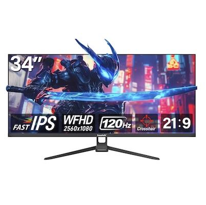 🖥️ Gawfolk GF340H – 34 Zoll WFHD Ultrawide-Monitor mit 120 Hz für 139,99€ (statt 220€)