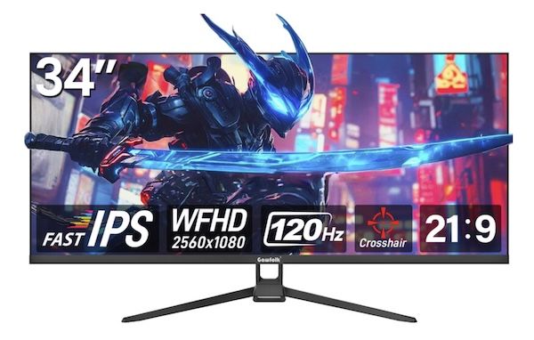 🖥️ Gawfolk GF340H - 34 Zoll WFHD Ultrawide-Monitor mit 120 Hz für 139,99€ (statt 220€) 🖥️ Gawfolk GF340H 34 Zoll WFHD Ultrawide Monitor mit 120 Hz für 139,99€ (statt 220€)