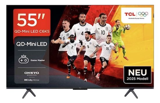 📺 TCL 55C61KS - 55 Zoll Mini LED UHD Fernseher für 379€ (statt 519€) 📺 TCL 55C61KS 55 Zoll Mini LED UHD Fernseher für 379€ (statt 519€)