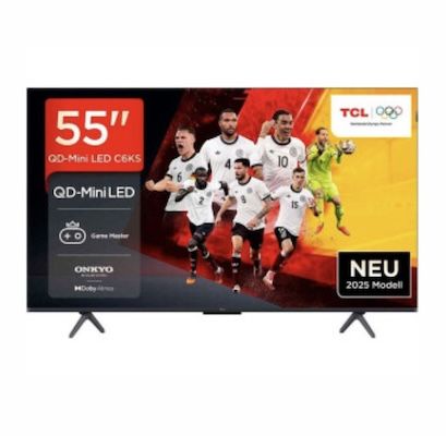 📺 TCL 55C61KS – 55 Zoll Mini LED UHD Fernseher für 379€ (statt 519€)