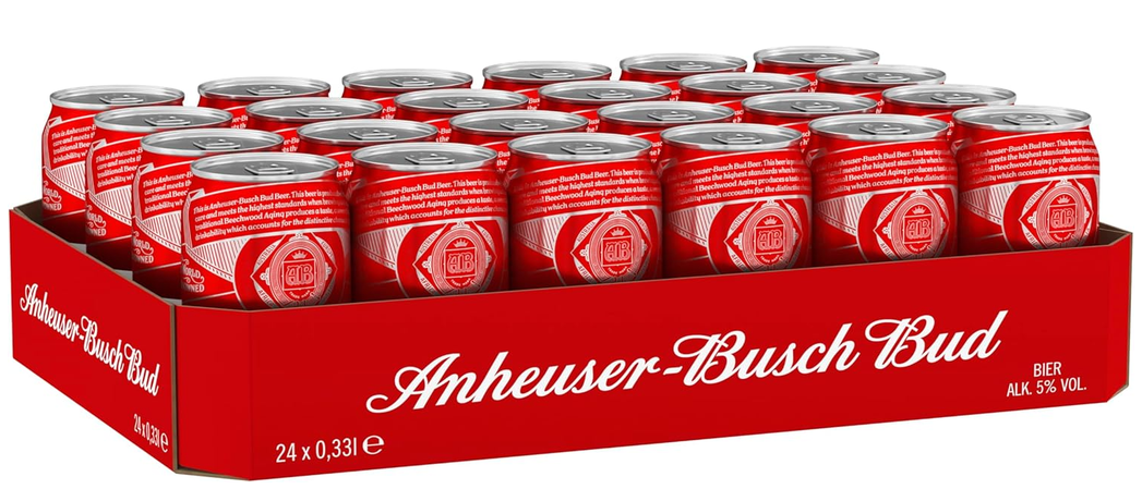 🍺🍺 24 Dosen Anheuser Busch Bud Premium Lager Bier je 0,33l für 17,95€ (statt 31€)