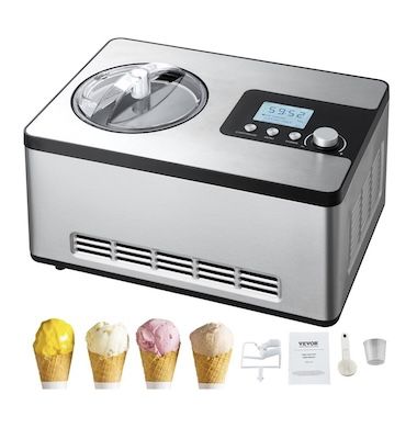 🍨 VEVOR Kompressor-Speiseeismaschine, 2L, für 167,92€ (statt 199€)
