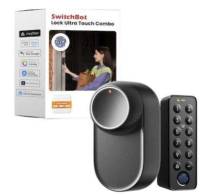 🔐 SwitchBot WLAN Smart Lock Ultra mit Fingerabdruck-Entsperrung für 179,99€ (statt 198€)