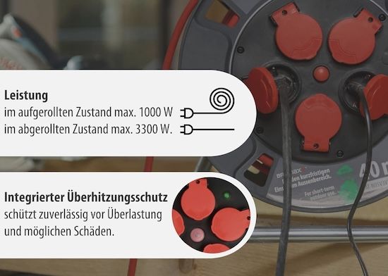 🔌 Brennenstuhl Kabeltrommel 300 KU 4110 mit 40 Meter für 69,95€ (statt 84€) 🔌 Brennenstuhl Kabeltrommel 300 KU 4110 mit 40 Meter für 69,95€ (statt 84€)