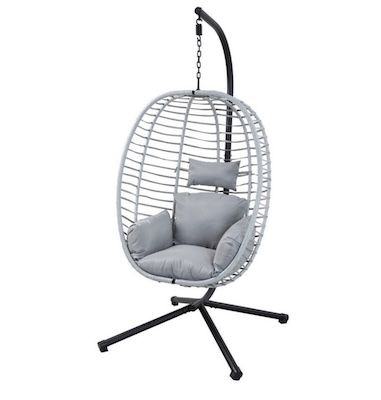 🪑 Svita BELLY Hängesessel mit Gestell, klappbar für 84,99€ (statt 130€)